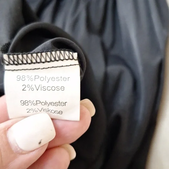 Scarlet Darkness Black Lace-Up Gothic Top | Ruffle Poet Sleeve Blouse | Size M - Picture 6 of 11